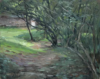 Painting Oil_Honey suckle Hive_10x8